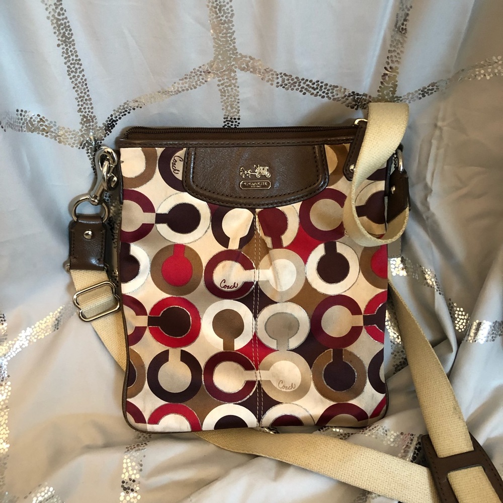 Coach Madison Graphic Op Crossbody Bag